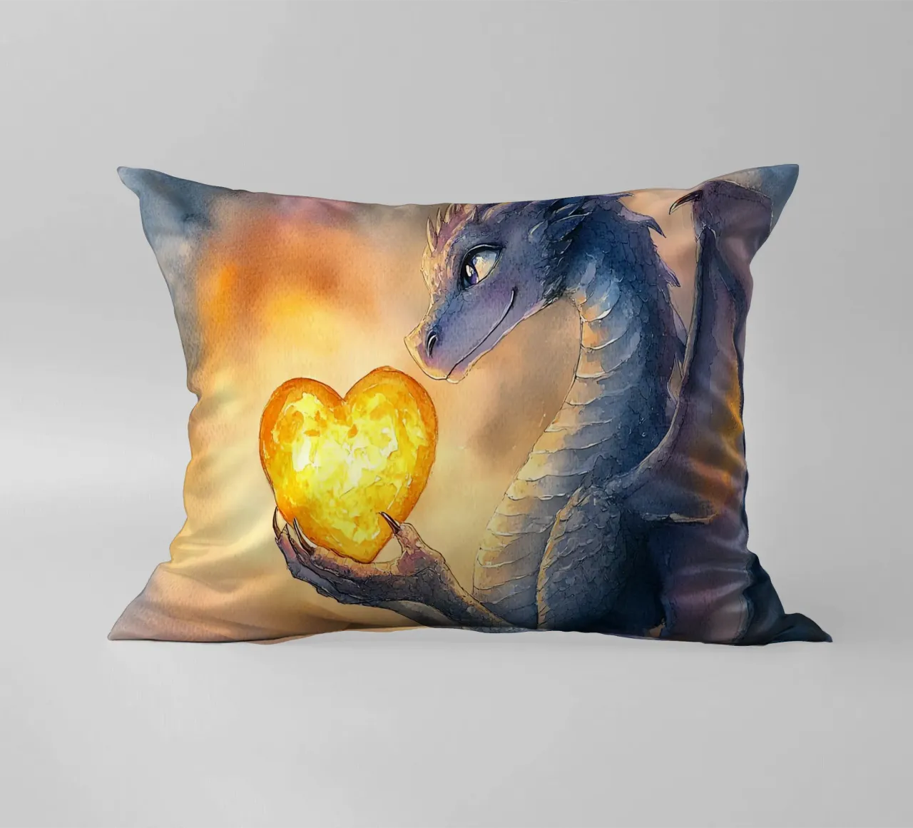 Cuore di drago cuscino da Théïa's Fantasia World