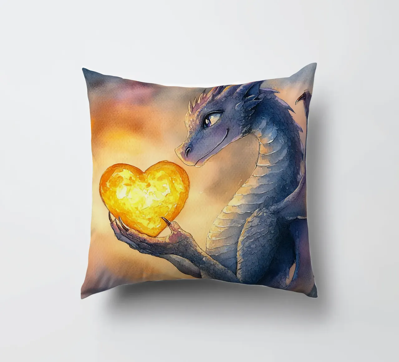 Cuore di drago cuscino da Théïa's Fantasia World