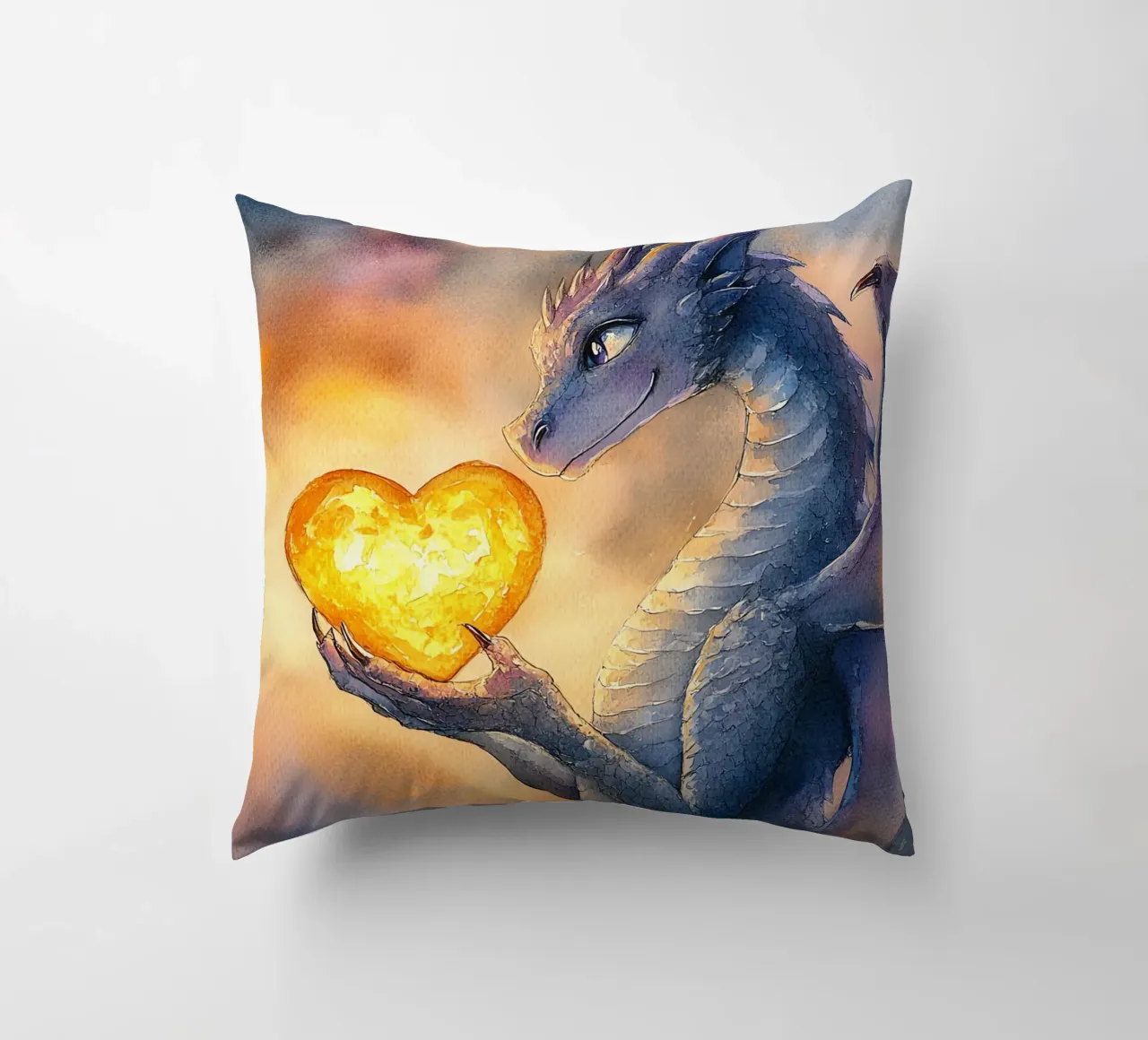 Cuore di drago cuscino da Théïa's Fantasia World