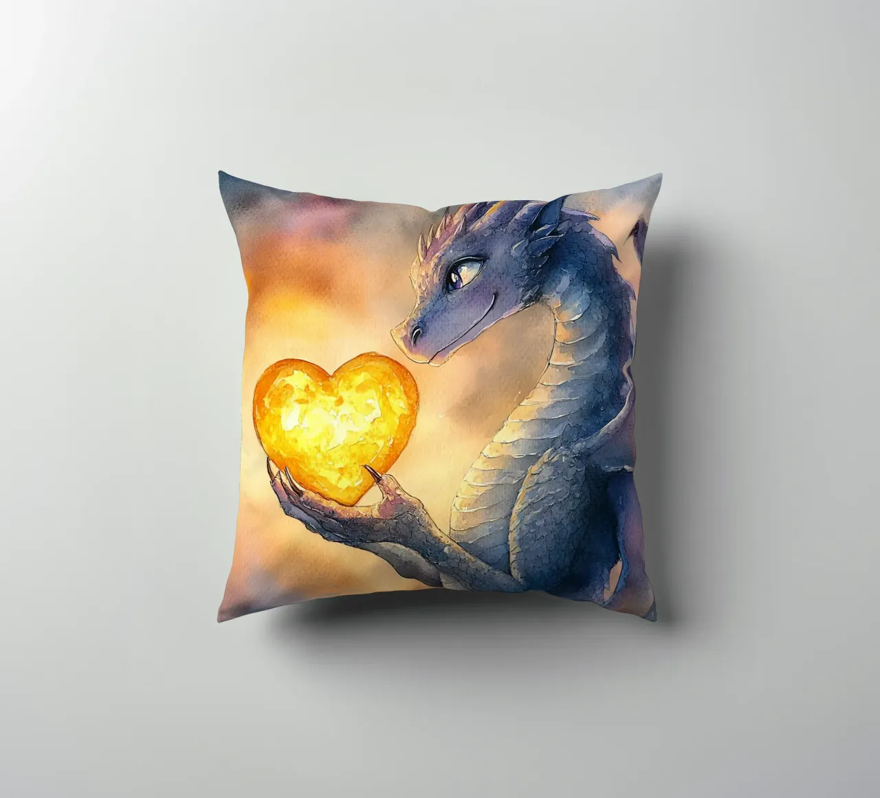 Cuore di drago cuscino da Théïa's Fantasia World