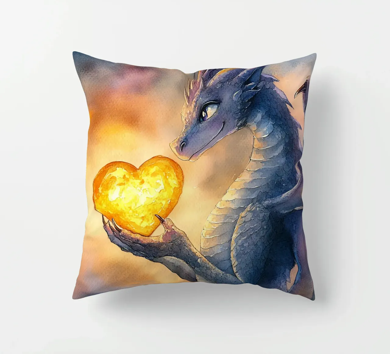 Cuore di drago cuscino da Théïa's Fantasia World