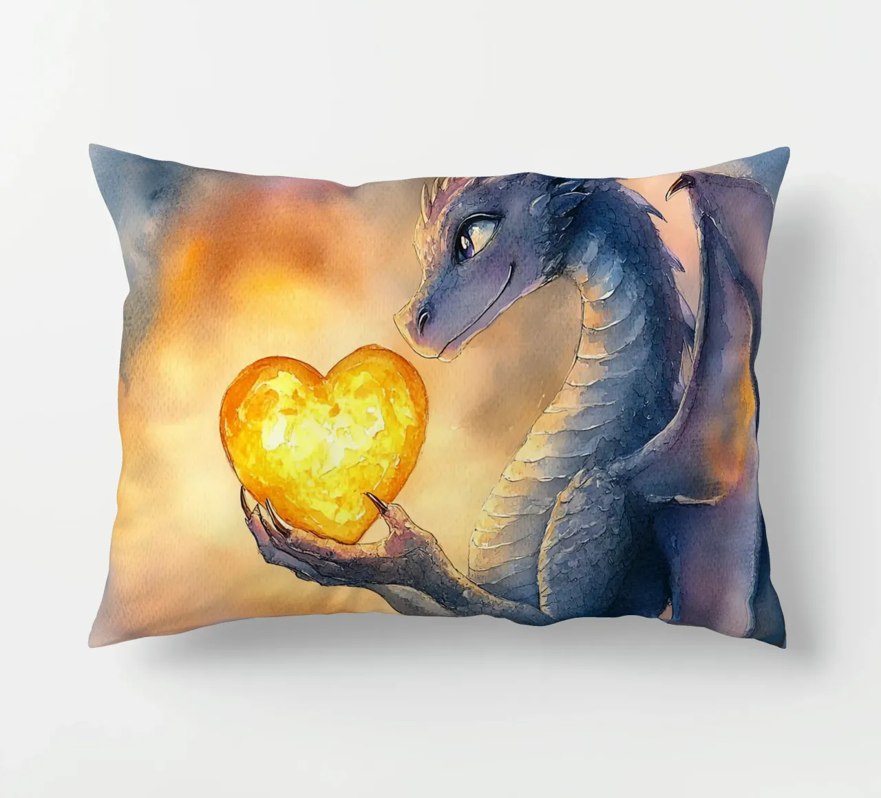 Cuore di drago cuscino da Théïa's Fantasia World