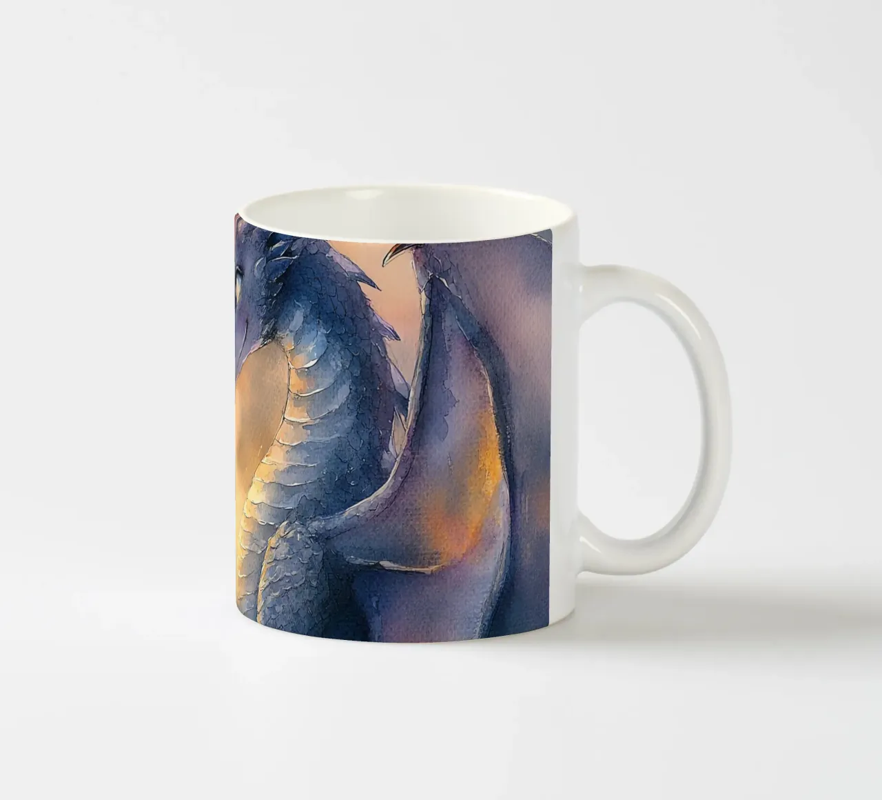 Cuore di drago tazza in ceramica da Théïa's Fantasia World