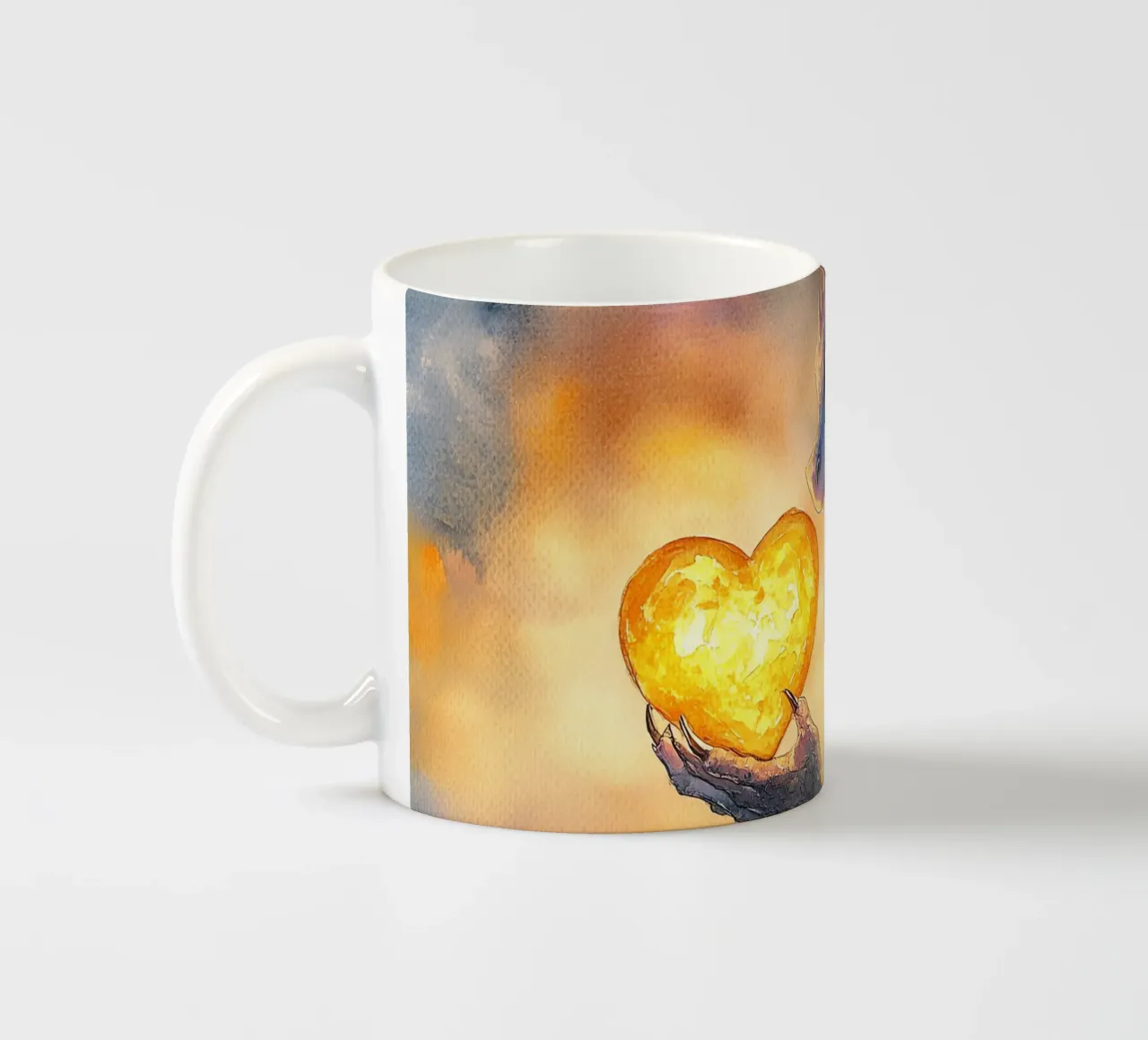Cuore di drago tazza in ceramica da Théïa's Fantasia World