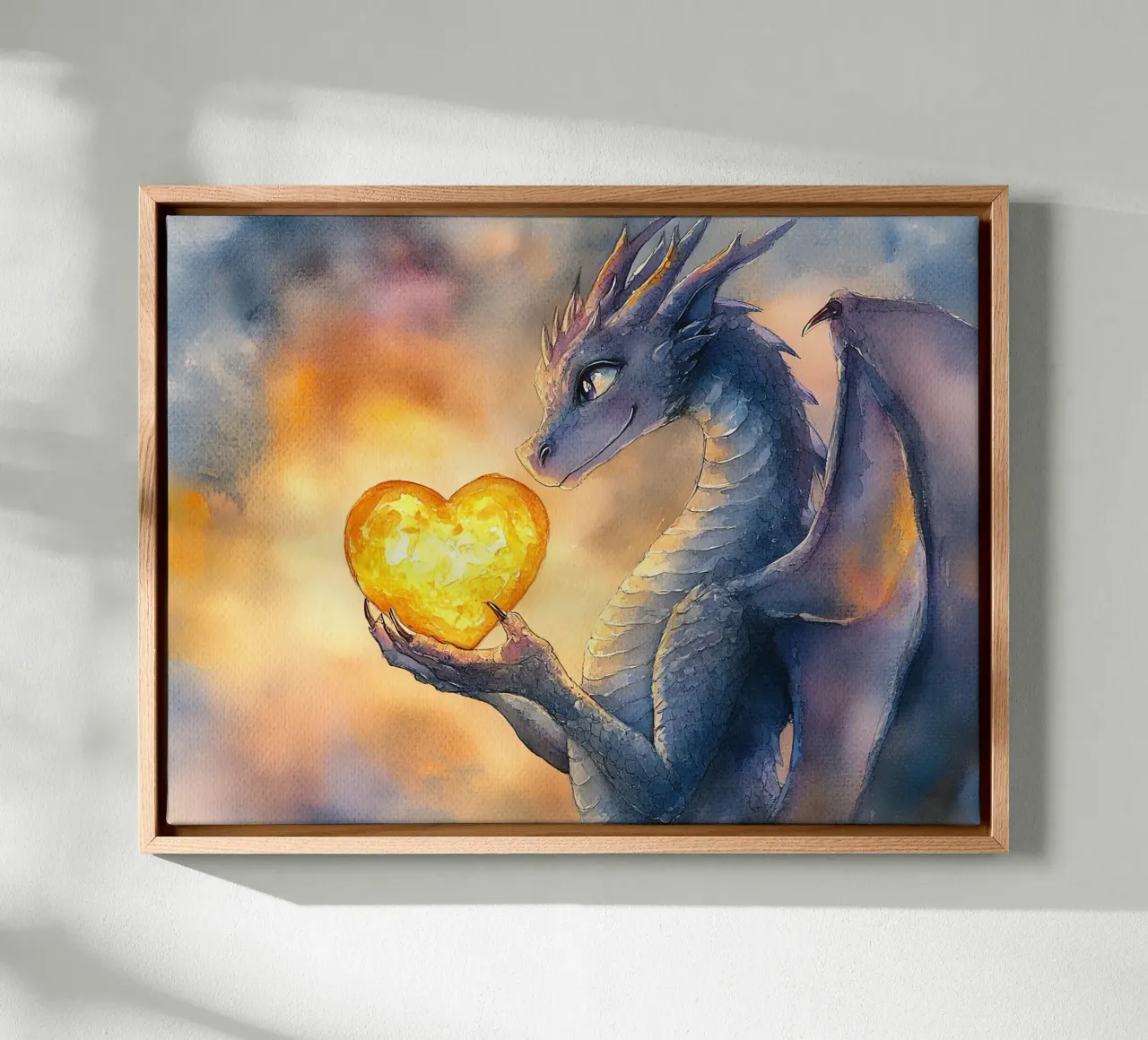 Coeur de dragon toile de Théïa's Fantasia World