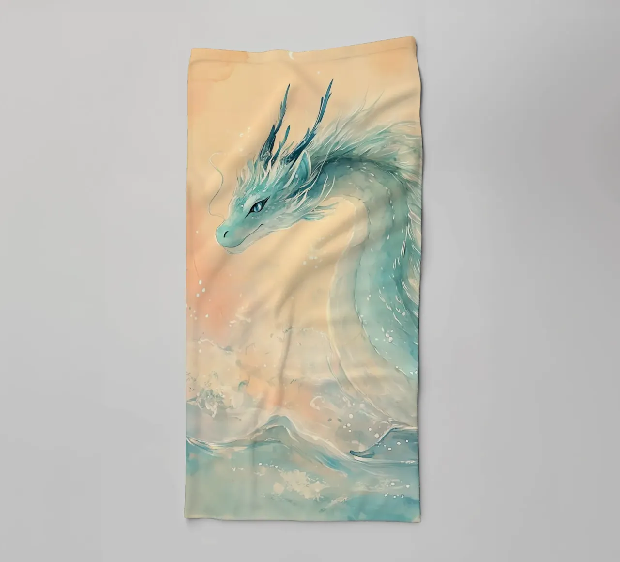 Der Atem des Wasserdrachens Handtuch von Théïa's Fantasia World