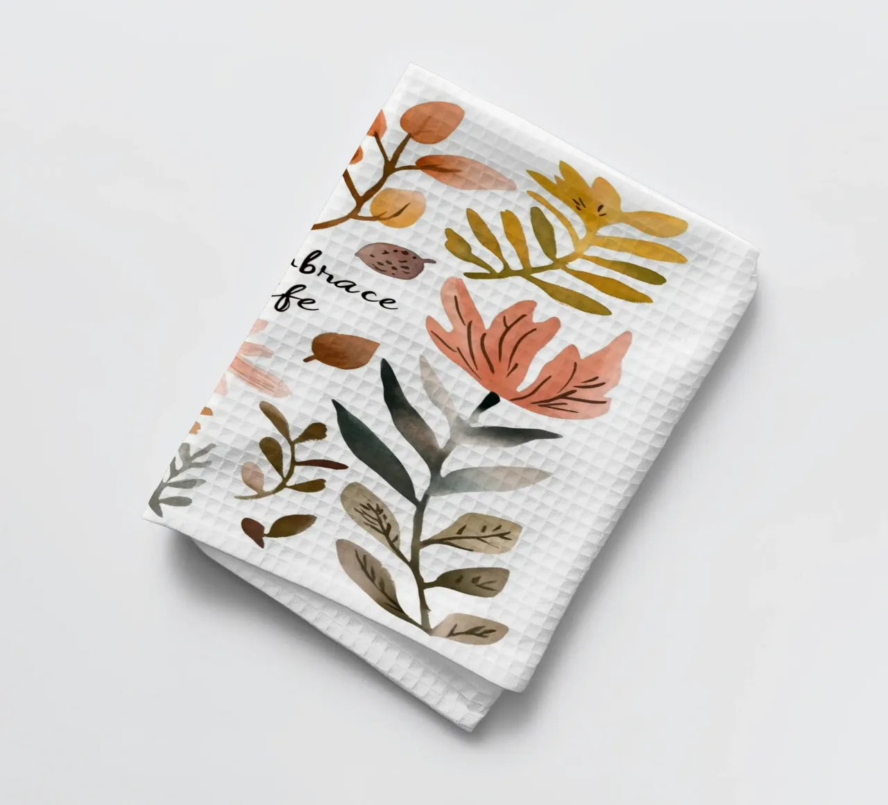 Embrace Life No 2 canovaccio da cucina da treechild