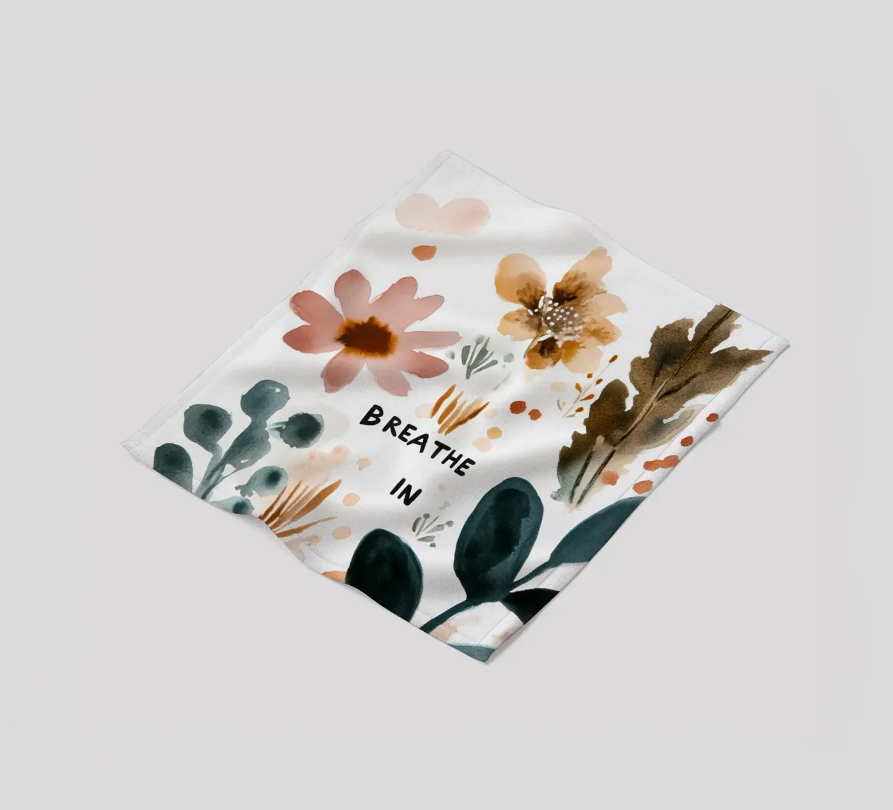 Breathe In coperta in pile da treechild