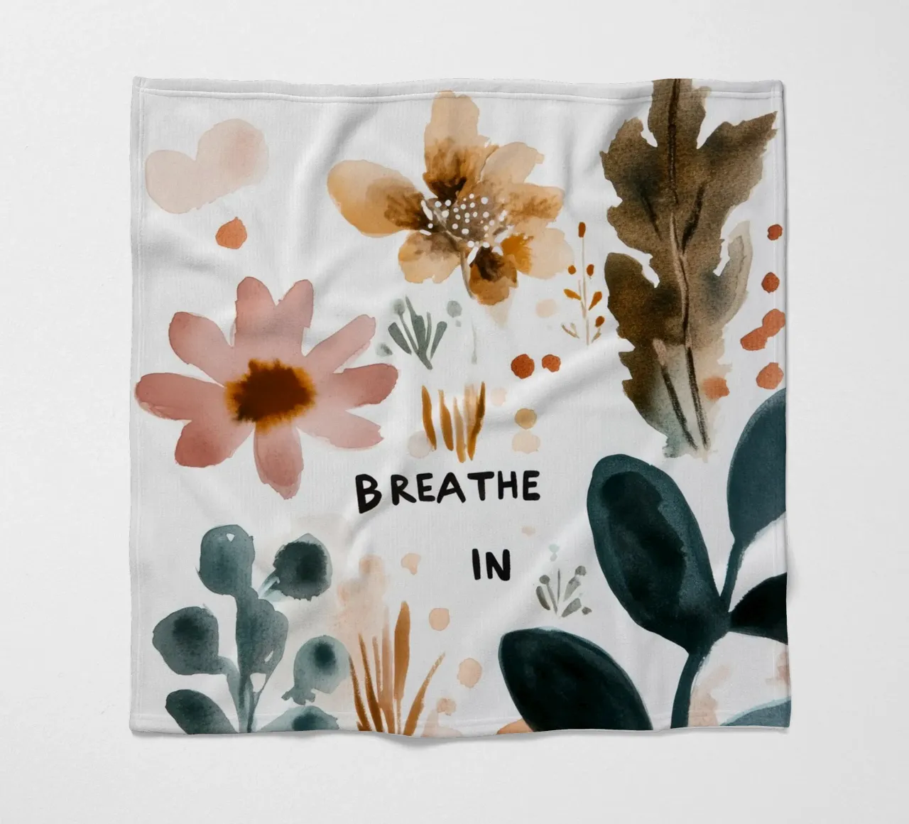 Breathe In coperta in pile da treechild