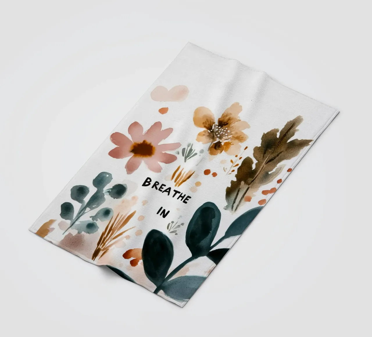Breathe In coperta in pile da treechild