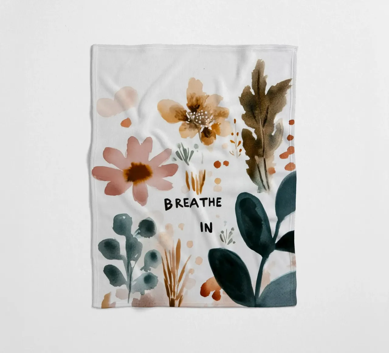 Breathe In coperta in pile da treechild