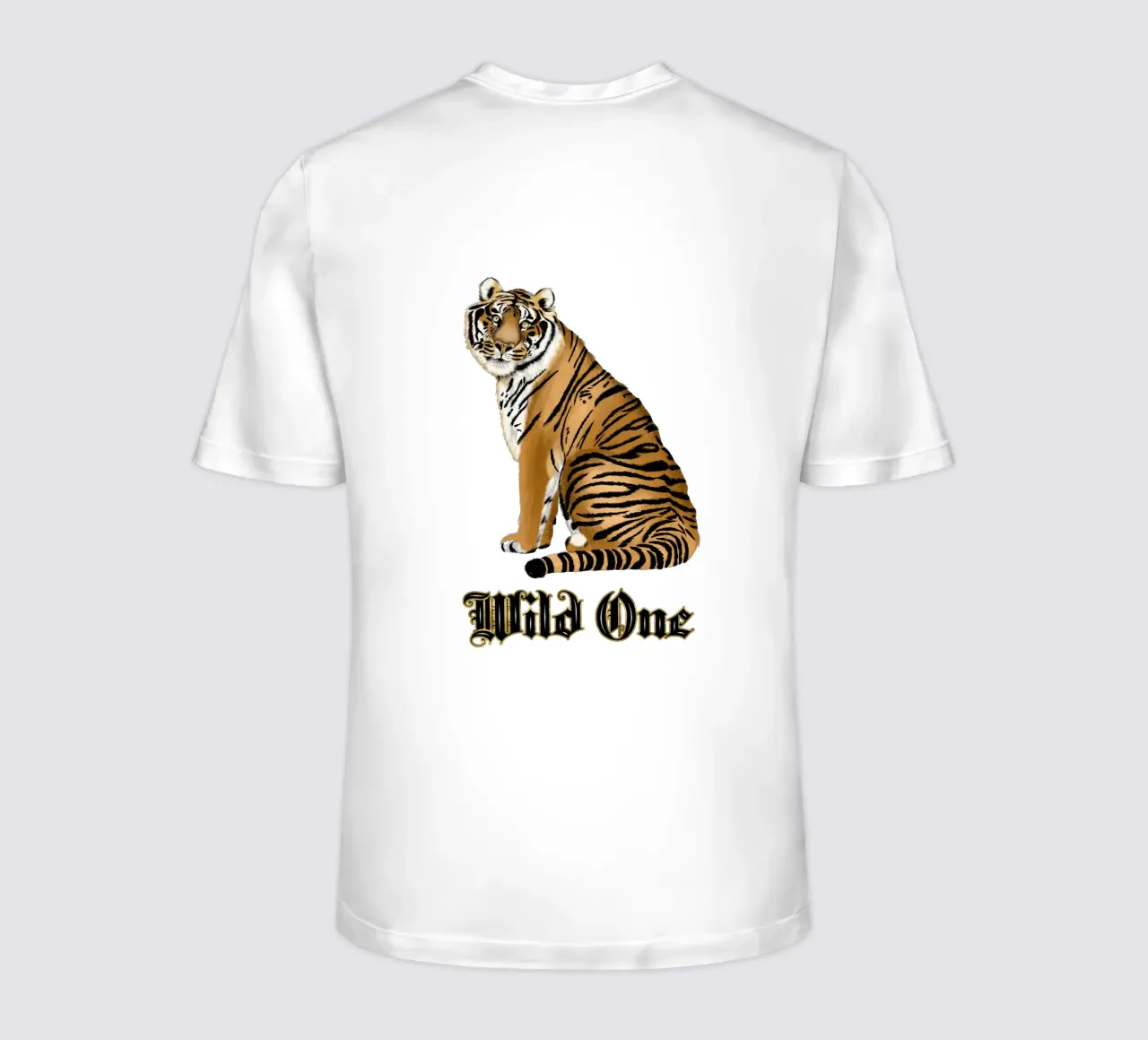 Selvaggio. Tigre. t-shirt da CalliLetters