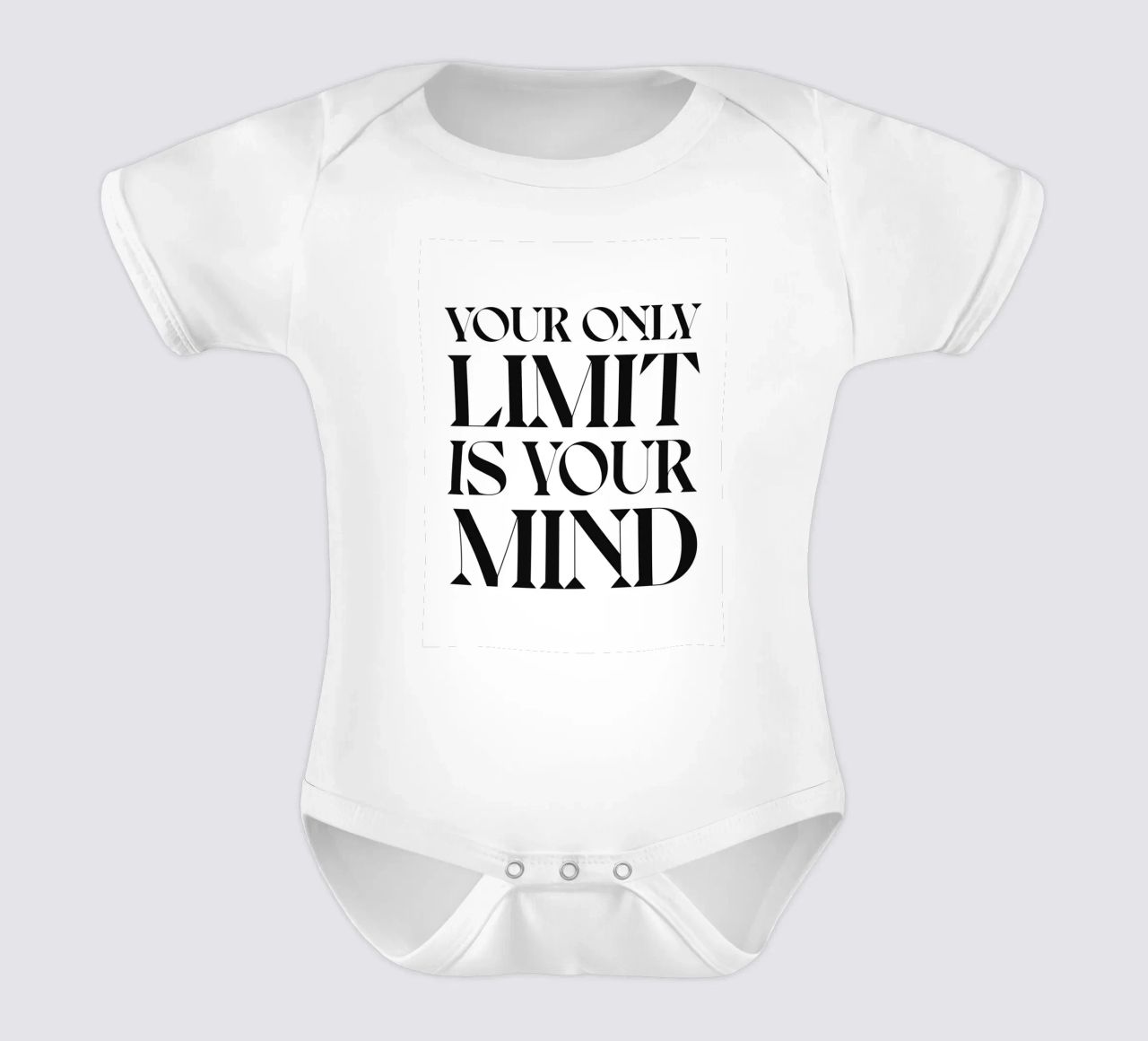 IL TUO UNICO LIMITE body neonato maniche corte da n.4