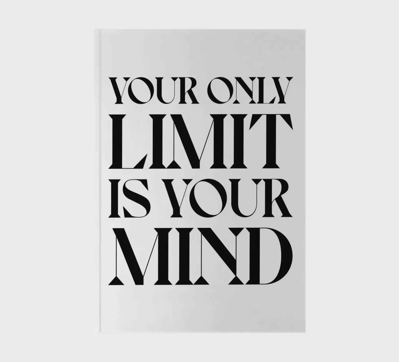 YOUR ONLY LIMIT notebook by n.4