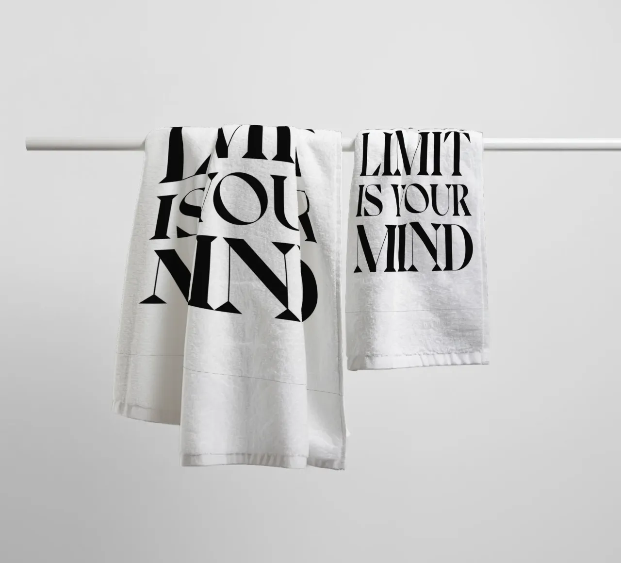 YOUR ONLY LIMIT towel by n.4