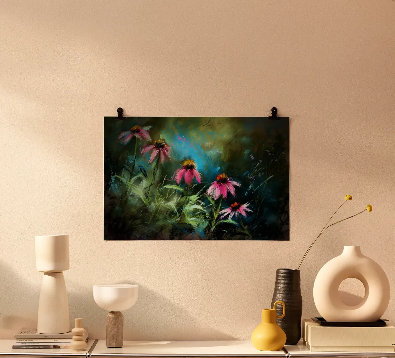Giardino fiorito Midnight Mystic poster da Flower Garden - Uta Naumann