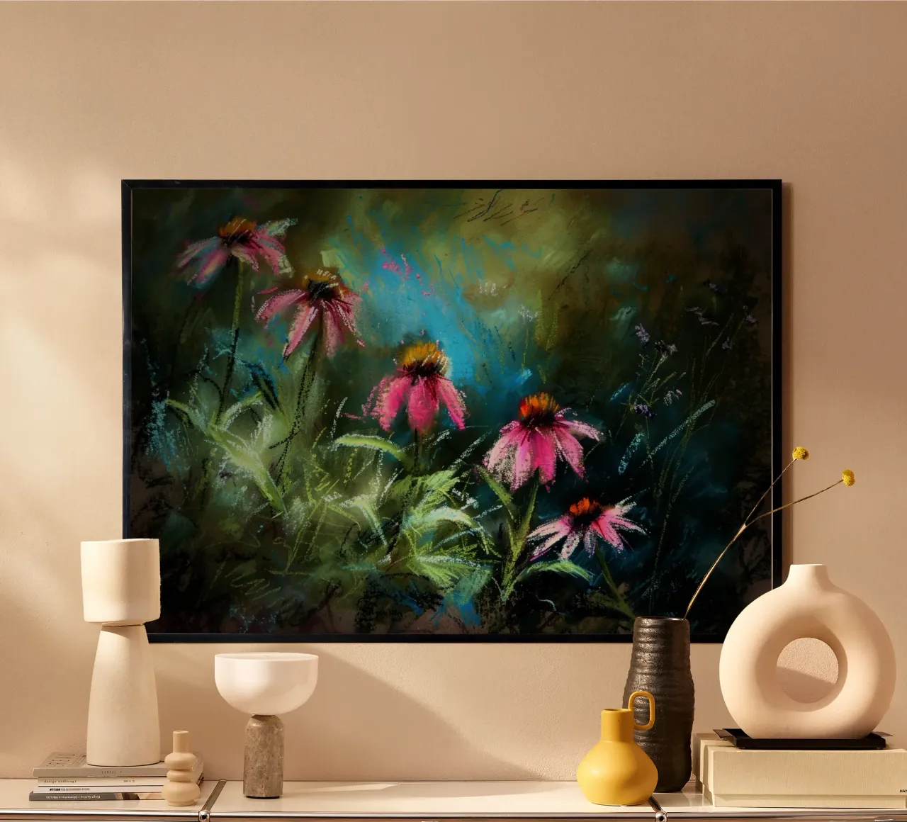 Giardino fiorito Midnight Mystic poster da Flower Garden - Uta Naumann