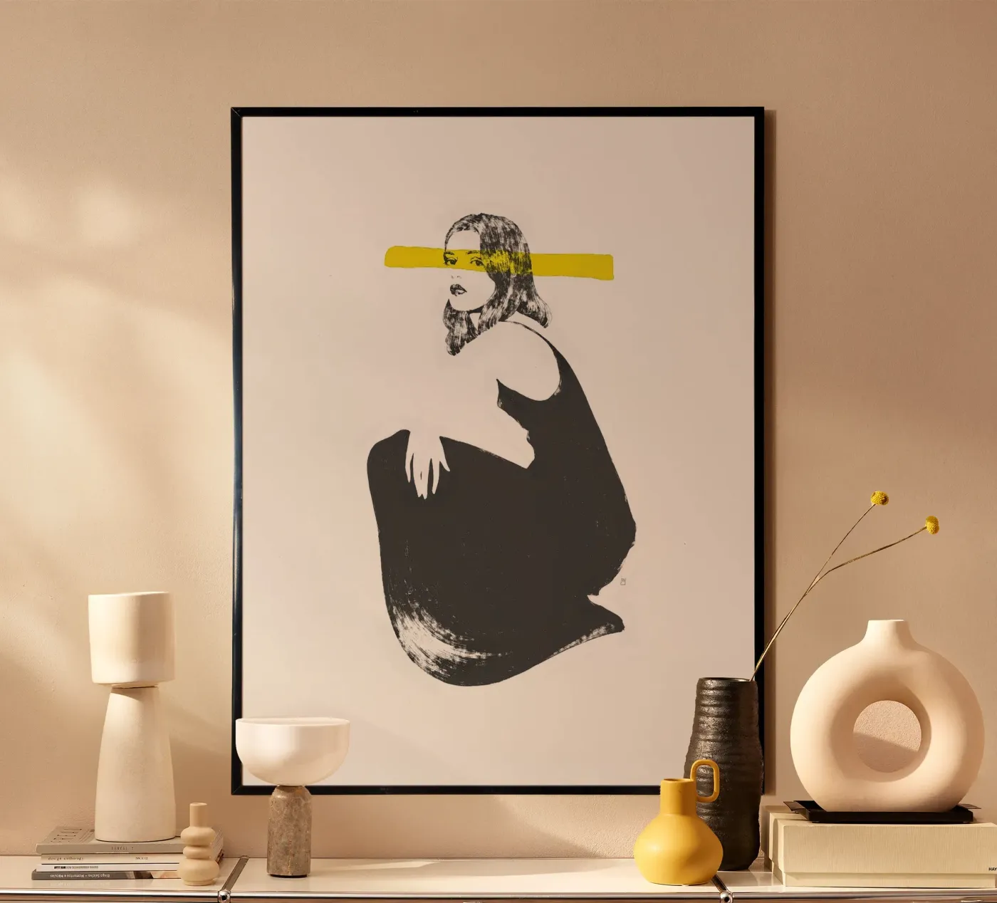 Untitled (Female Figure VI) Poster von Manuel Rebollo