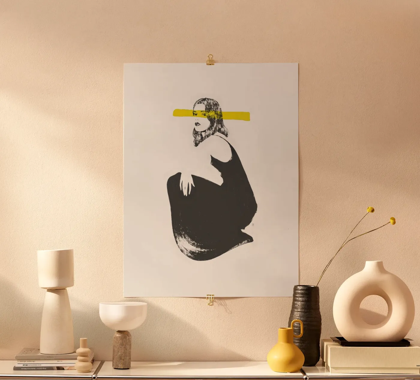 Untitled (Female Figure VI) Poster von Manuel Rebollo