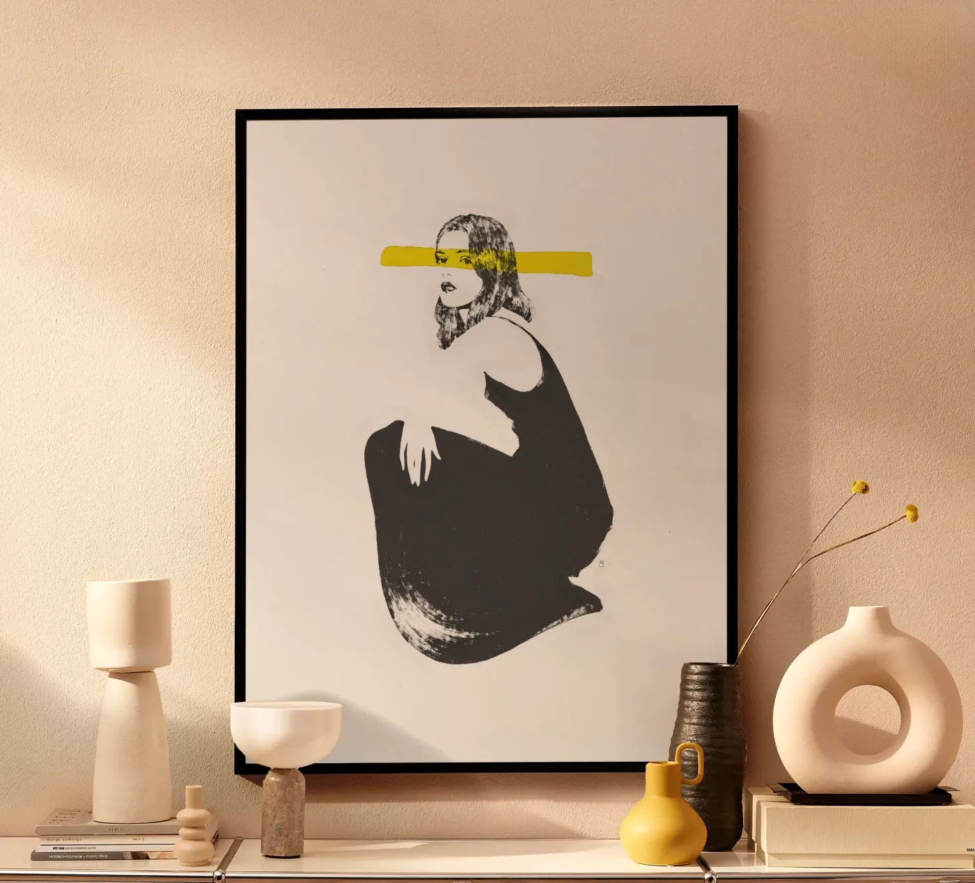 Untitled (Female Figure VI) Poster von Manuel Rebollo