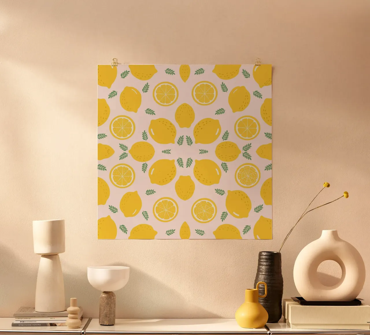 Limoni poster con telaio in alluminio da Kiroiharu