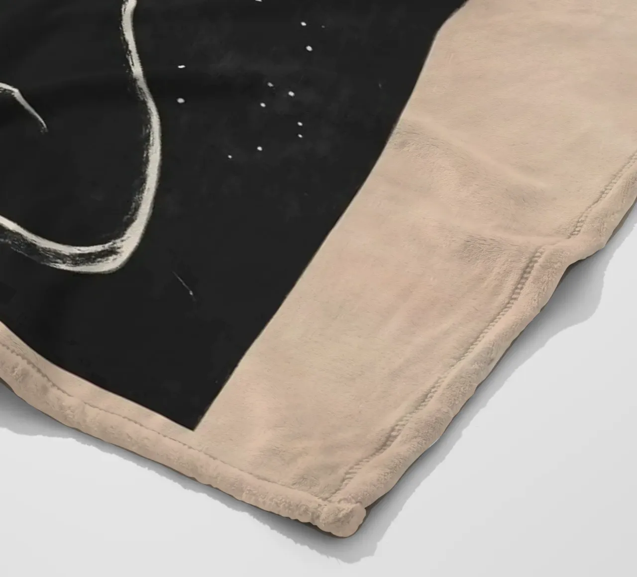 Coppia di gatti coperta in pile da Melloi Art Print