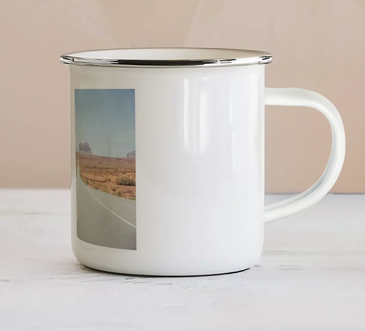 Monument Valley Road tazza in smalto da patiphotography