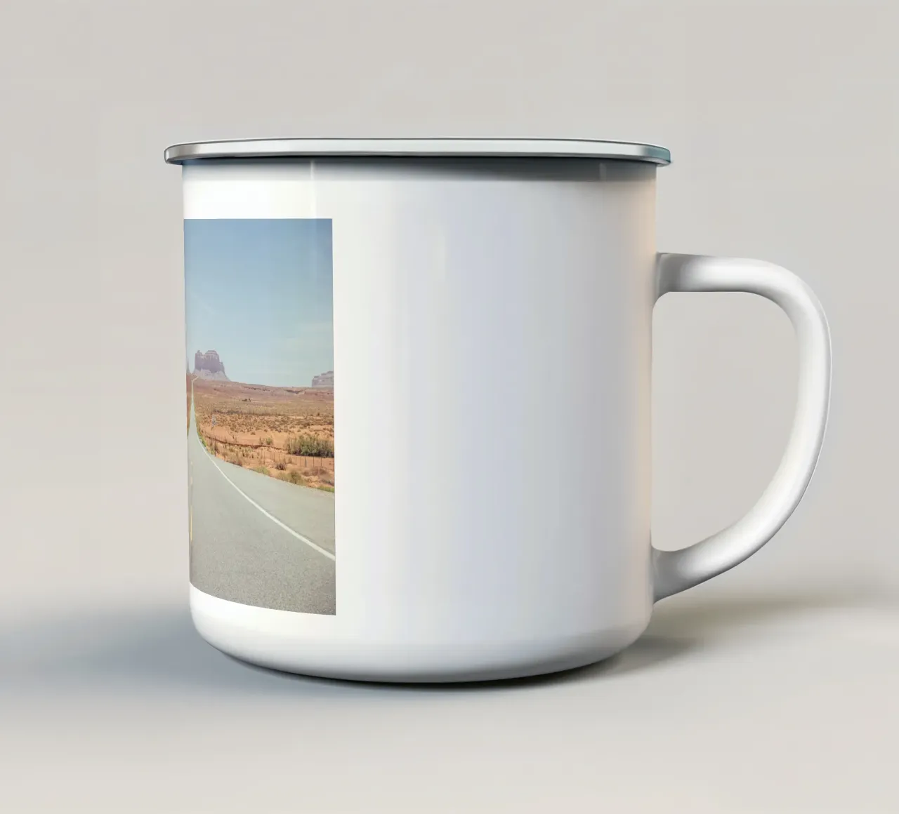 Monument Valley Road tazza in smalto da patiphotography