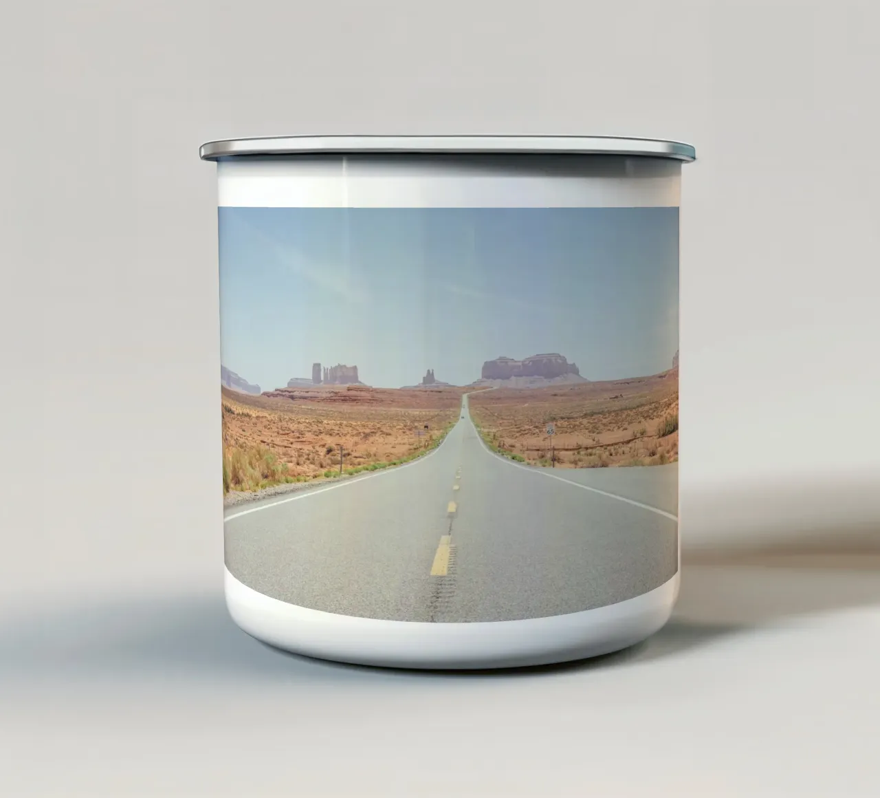 Monument Valley Road tazza in smalto da patiphotography