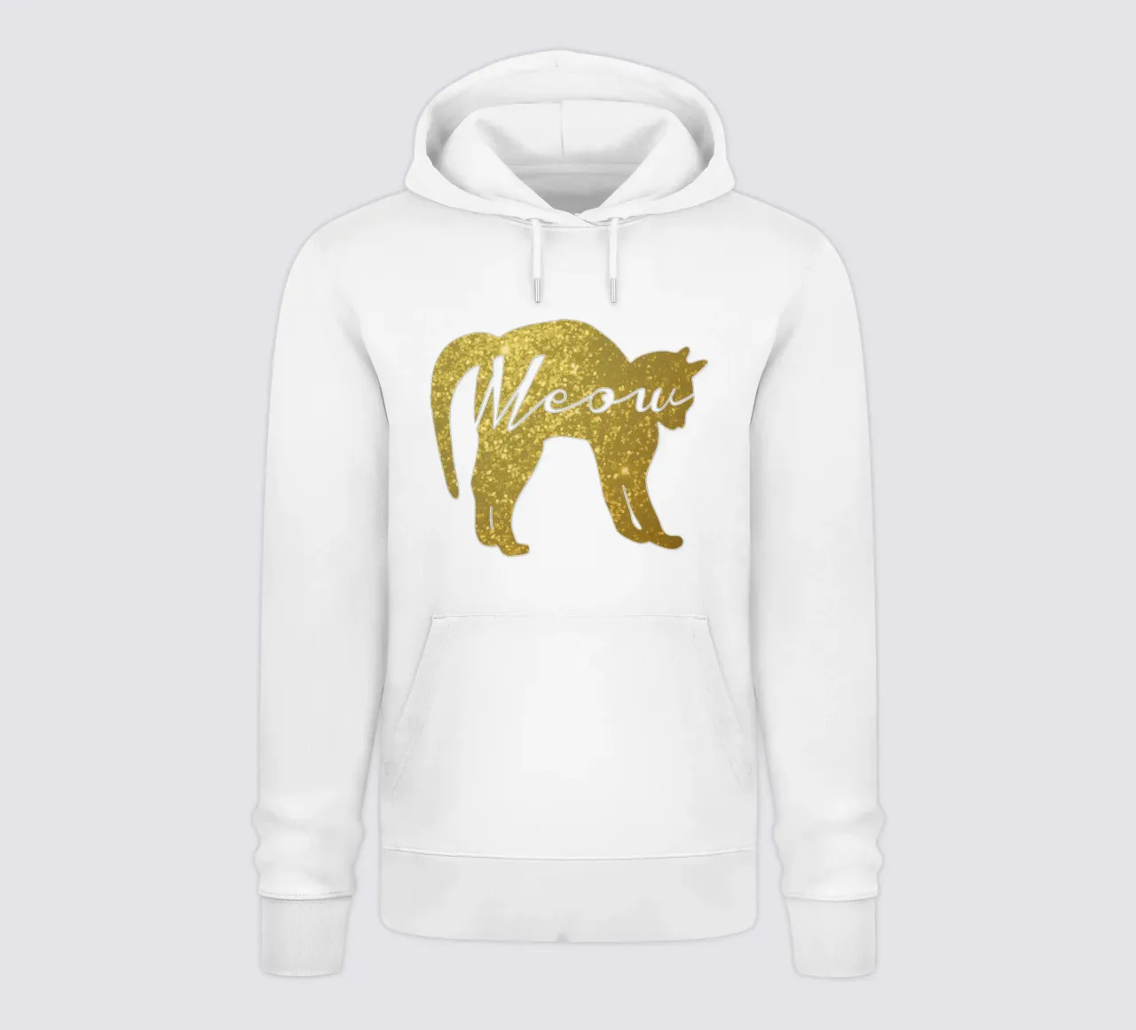 Golden Cat Meow felpa con cappuccio da IndigoBird