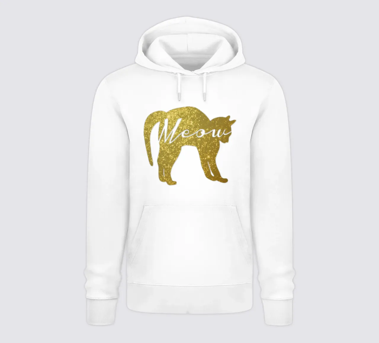 Golden Cat Meow felpa con cappuccio da IndigoBird