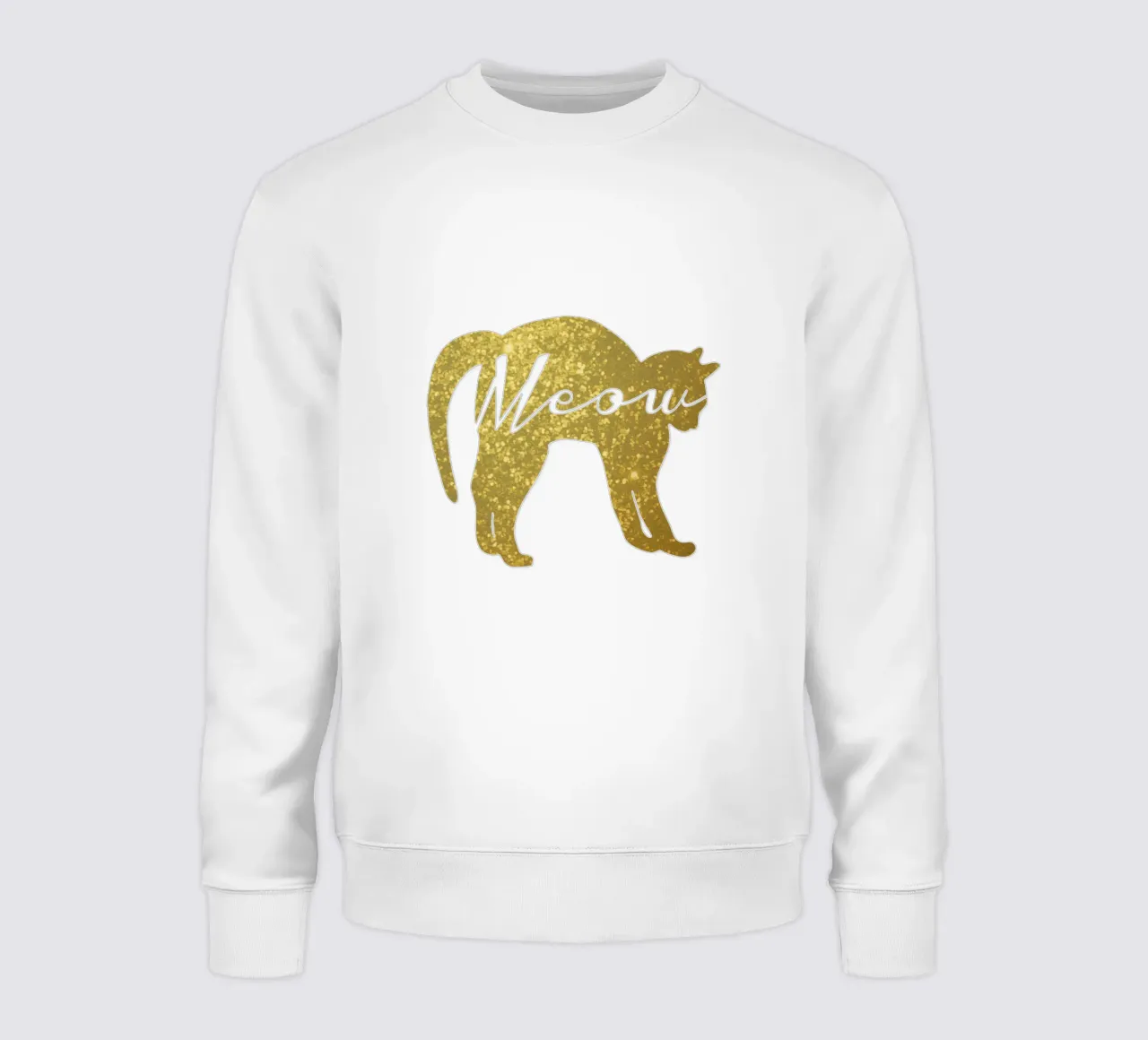 Golden Cat Meow felpa da IndigoBird