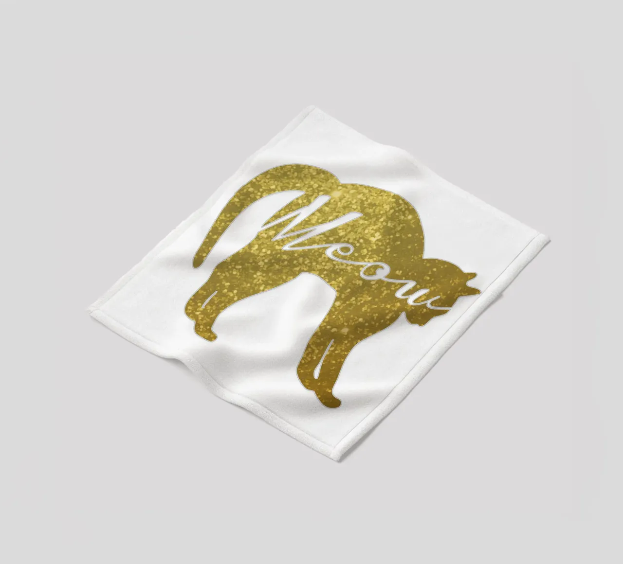 Golden Cat Meow coperta in pile da IndigoBird