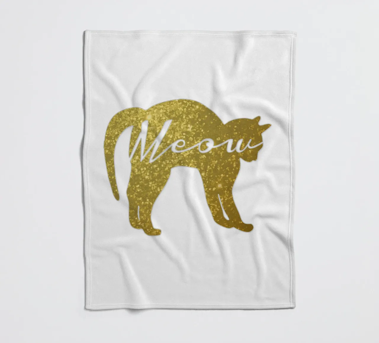 Golden Cat Meow coperta in pile da IndigoBird