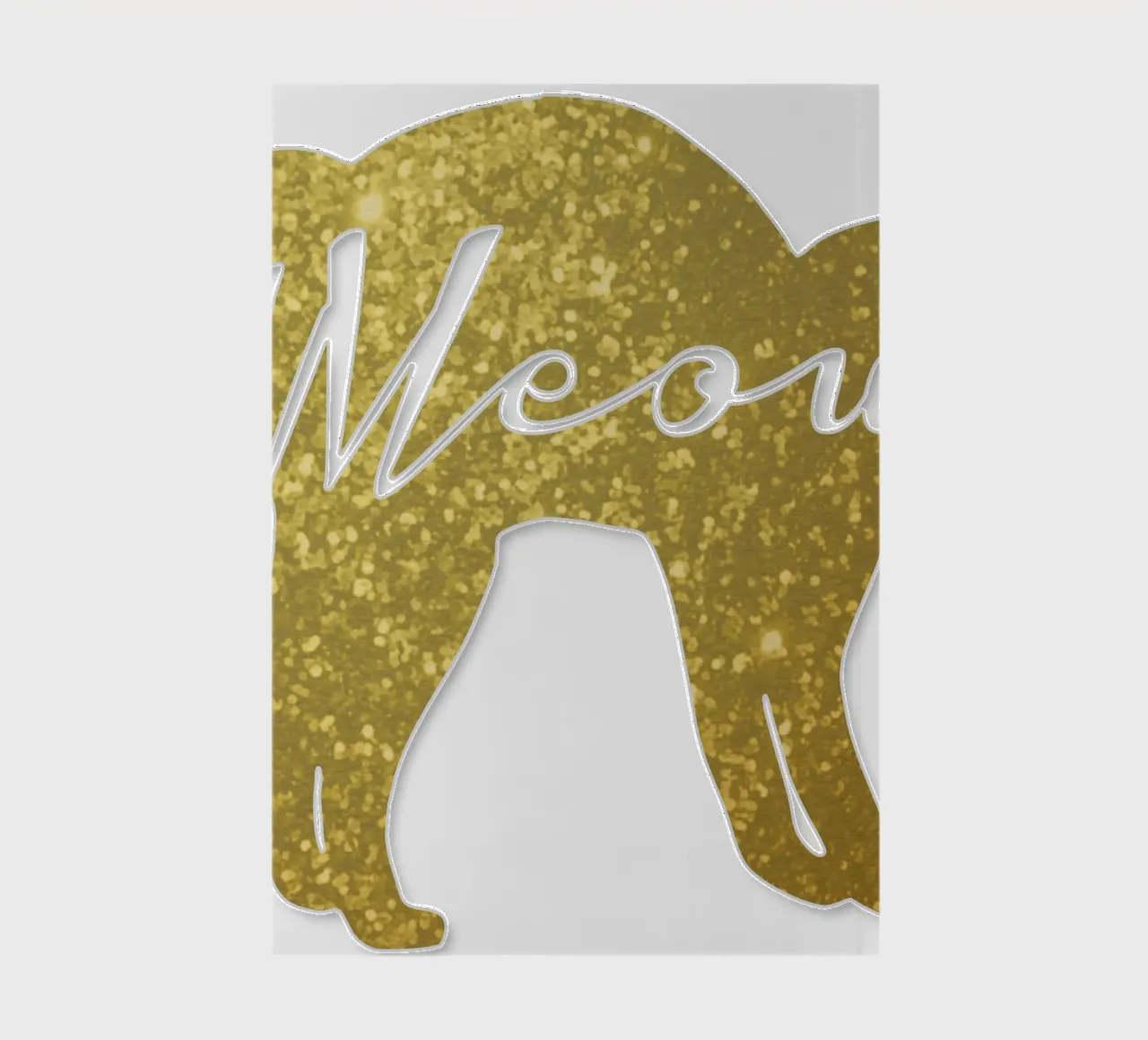 Golden Cat Meow notebook by IndigoBird