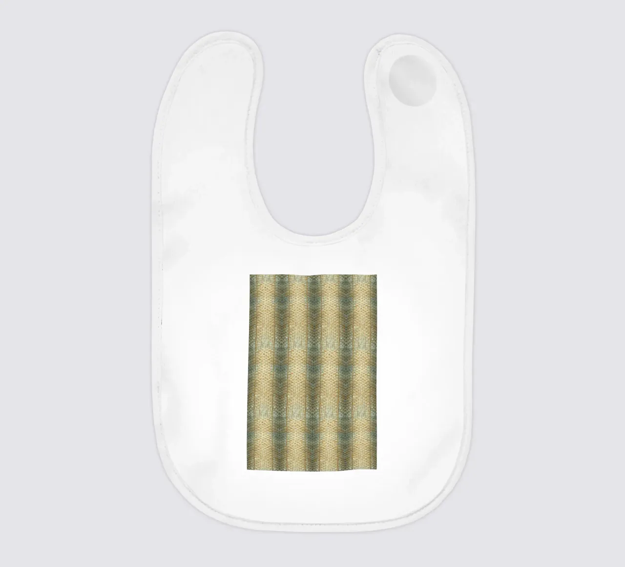 Aquatic Elegance: Fish Skin Pattern bavaglino da Curious Collections by Marielle Leenders