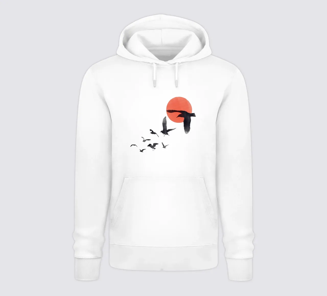 Cats & Dotz - Flying Birds hoodie by The Artcircle