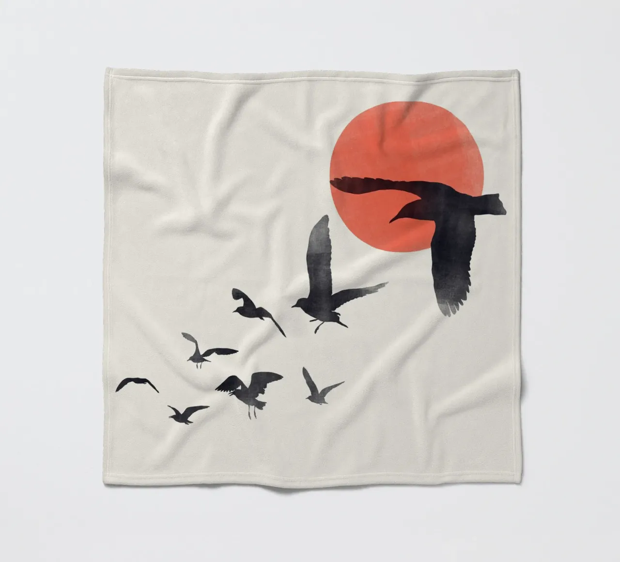 Cats & Dotz - Uccelli volanti coperta in pile da The Artcircle
