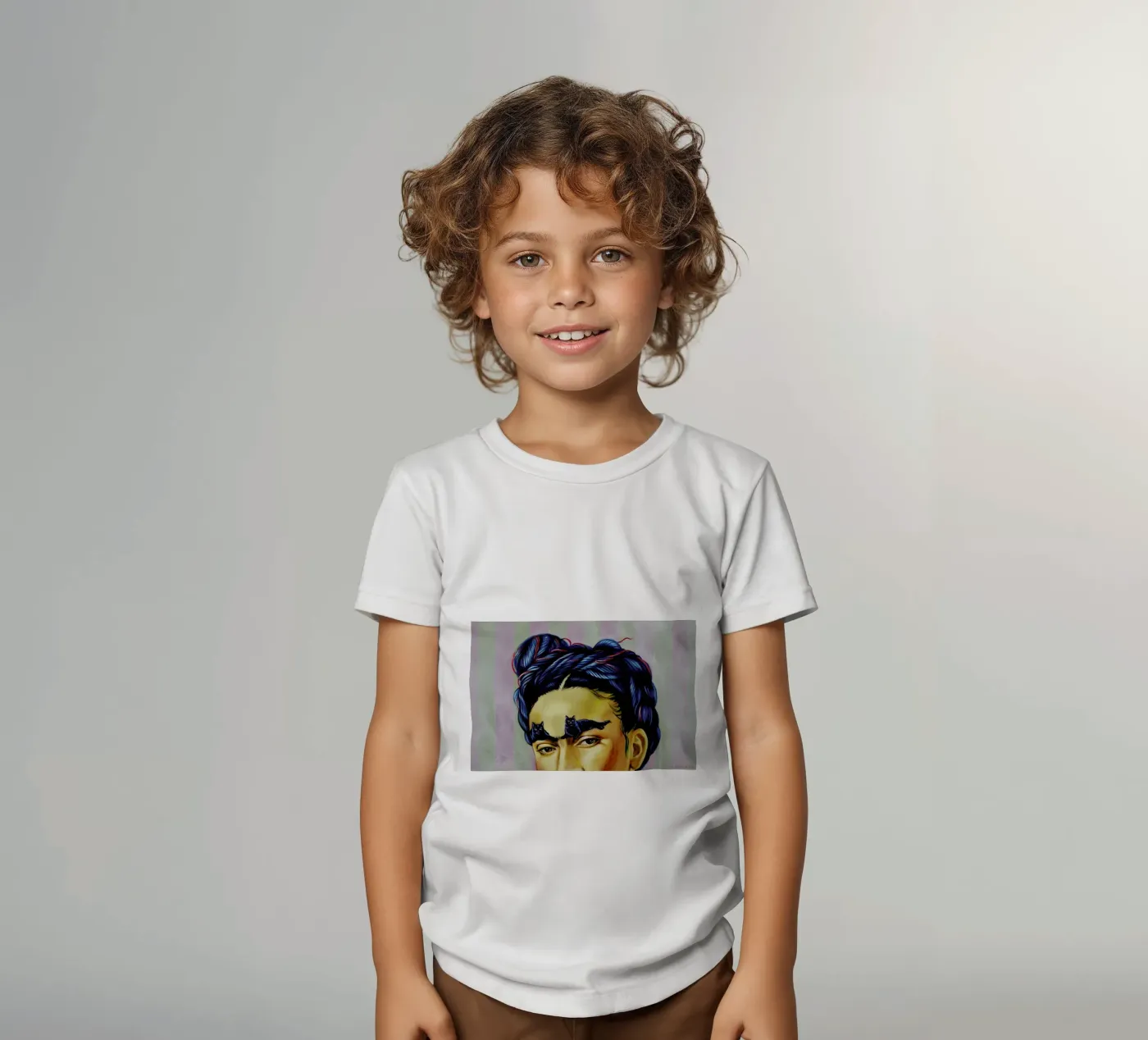 Frida t-shirt bambini da Jared Yamahata