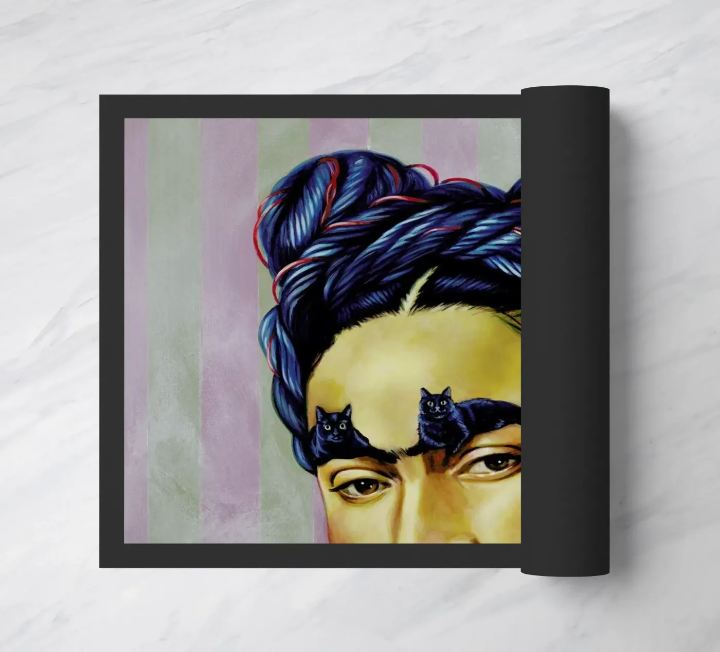 Frida paillasson de Jared Yamahata