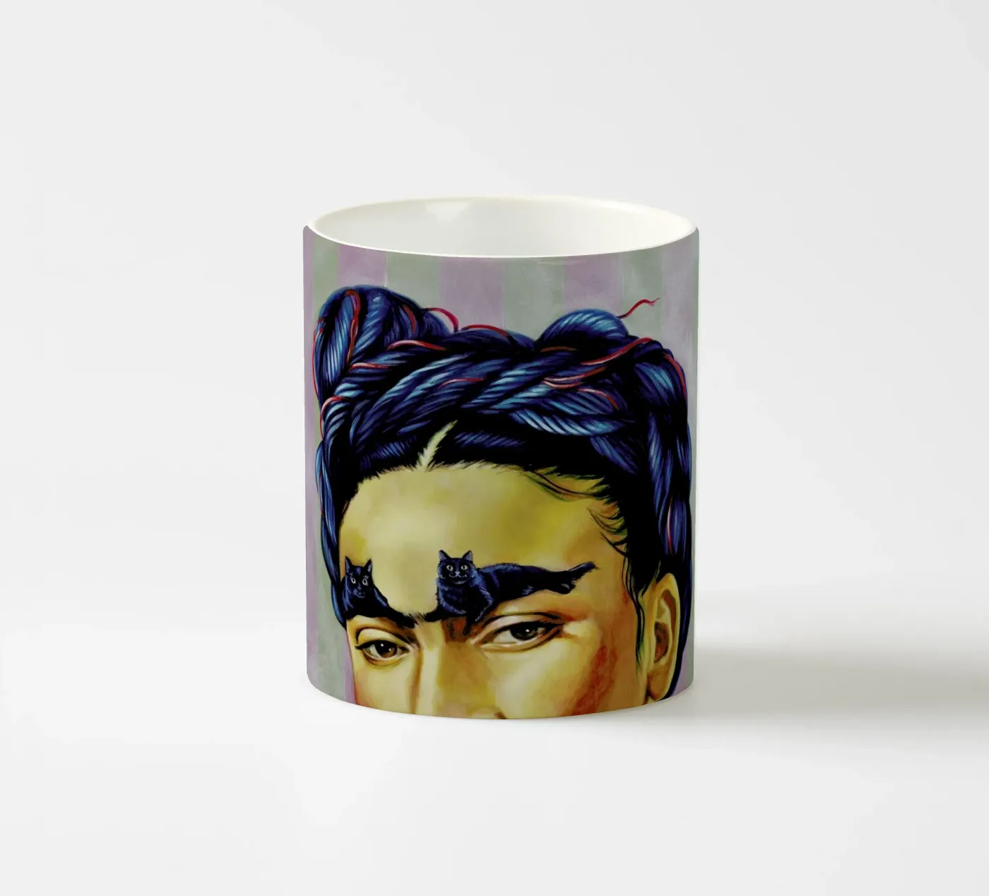 Frida ceramic mug by Jared Yamahata