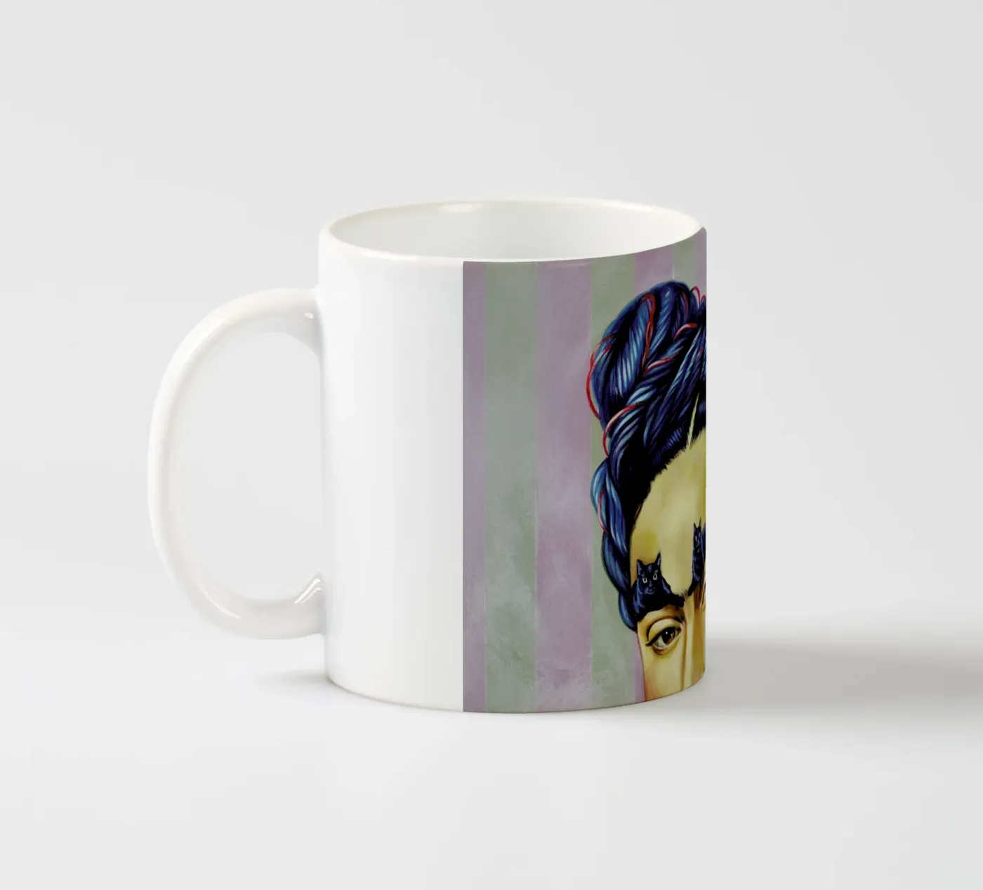 Frida ceramic mug by Jared Yamahata