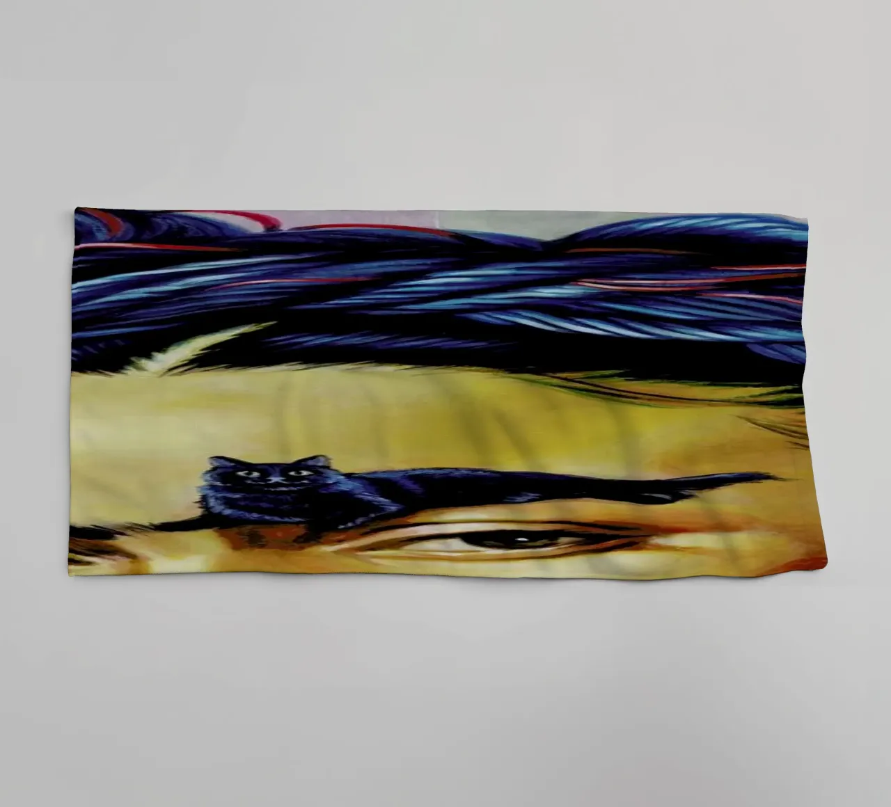 Frida towel by Jared Yamahata