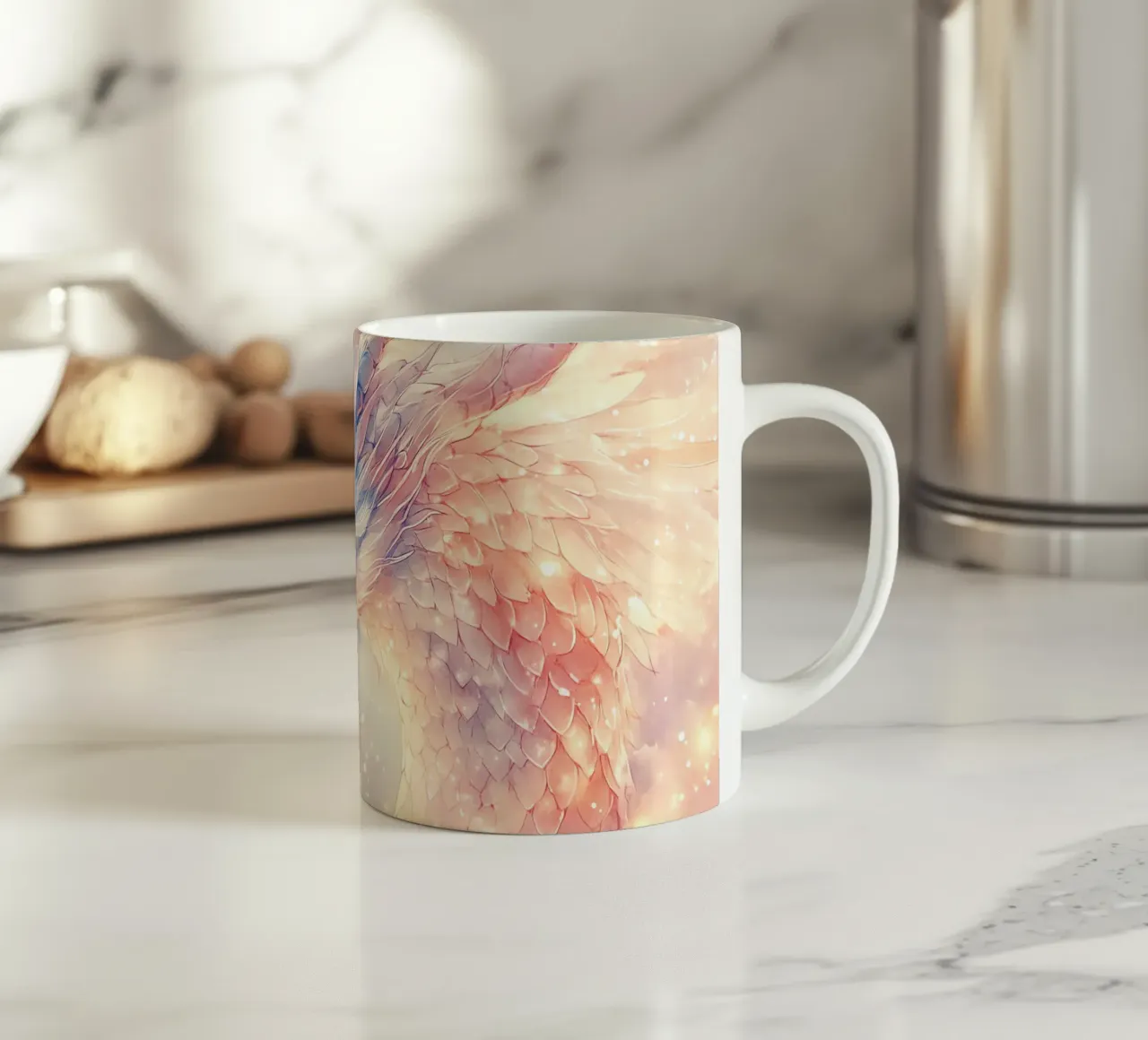 L'anima del drago tazza in ceramica da Théïa's Fantasia World