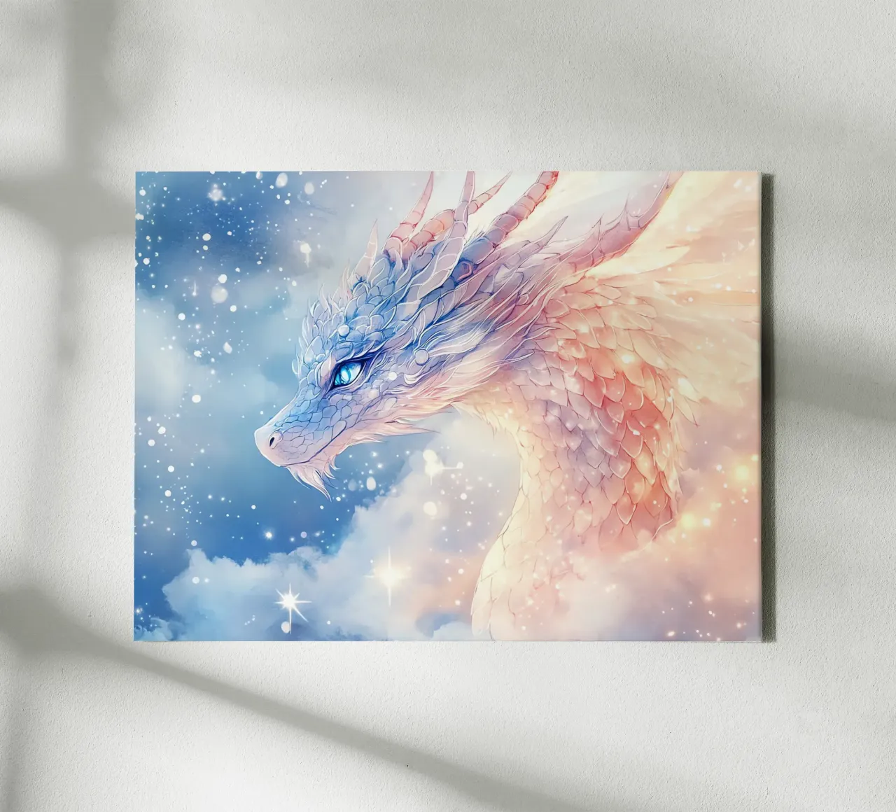 L'anima del drago tela con Cornice a cassetta da Théïa's Fantasia World