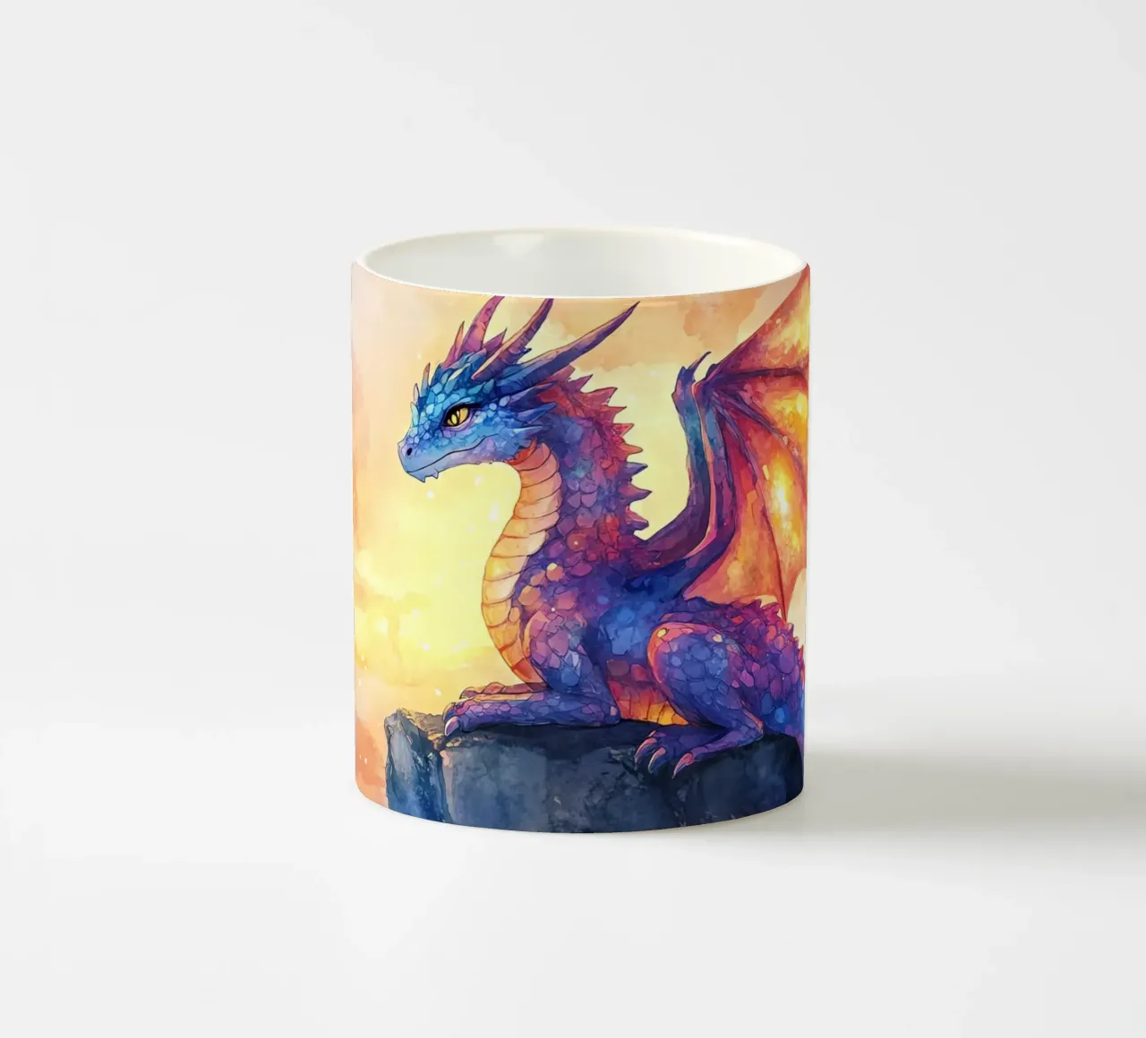 L'anima del drago tazza in ceramica da Théïa's Fantasia World