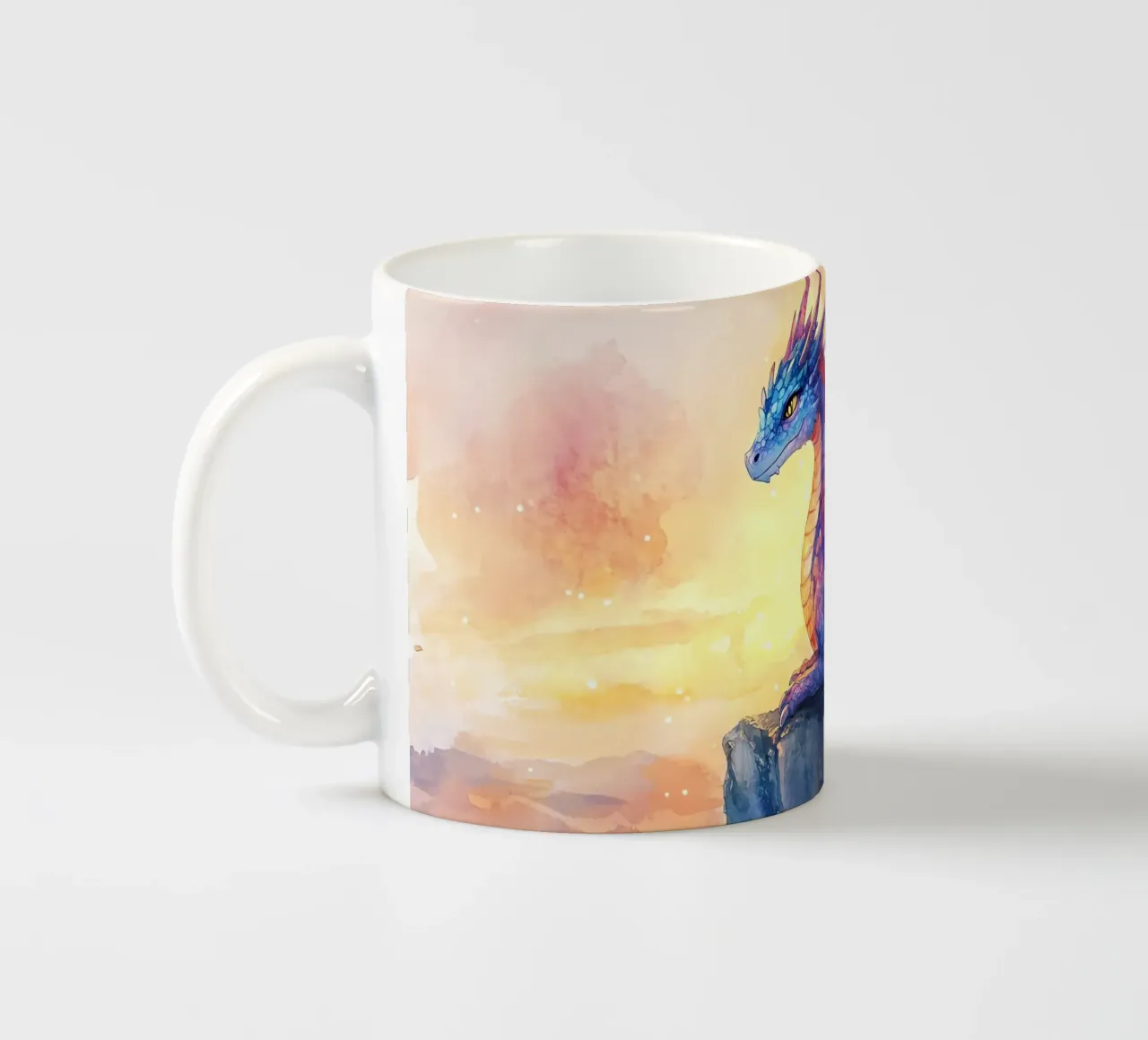 L'anima del drago tazza in ceramica da Théïa's Fantasia World