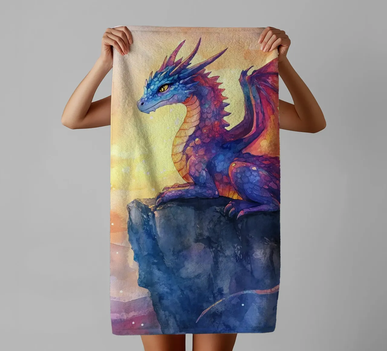 Die Seele des Drachen Handtuch von Théïa's Fantasia World