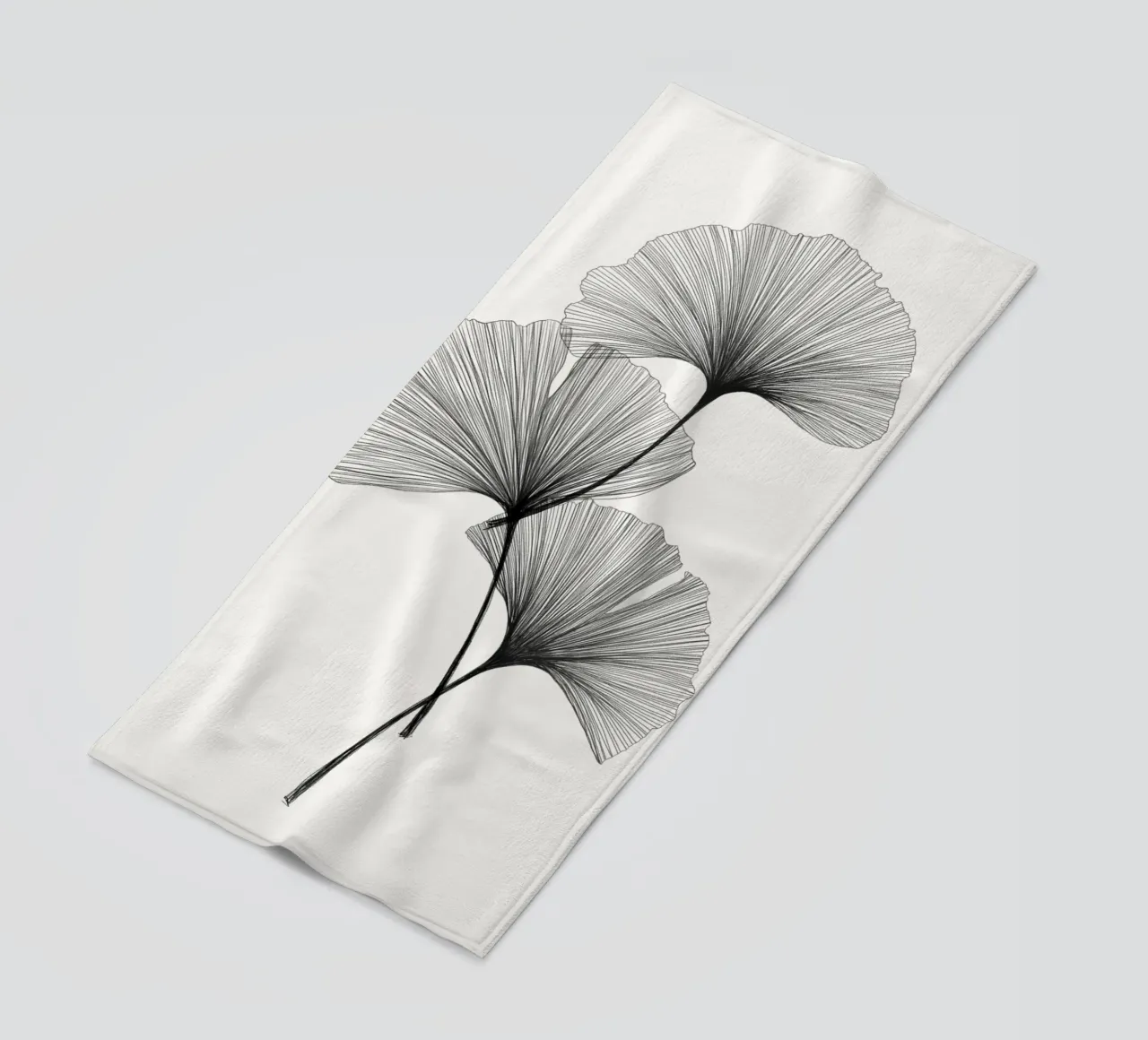 Gatti e puntini - Ginkgo telo mare da The Artcircle