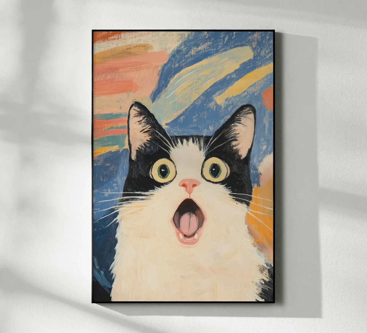 Surprised Cat plexiglass da Melloi Art Print